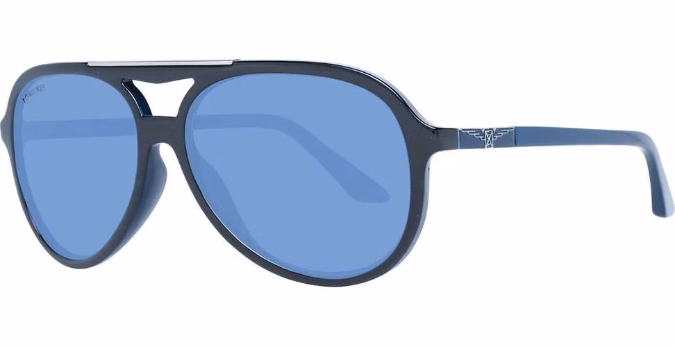 Longines Black Plastic Sunglasses