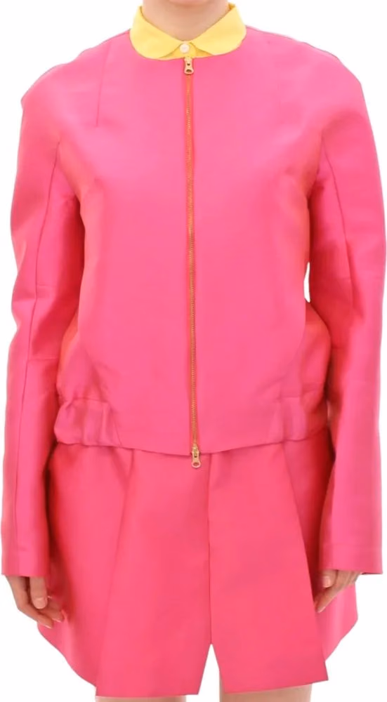 CO|TE Pink silk blend jacket
