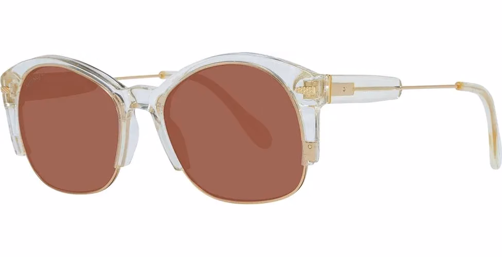 Serengeti Gold Acetate & Metal Sunglasses