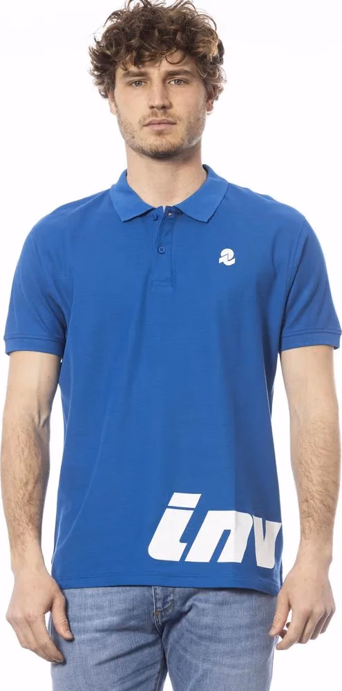 Invicta Blue Cotton Men Polo Shirt