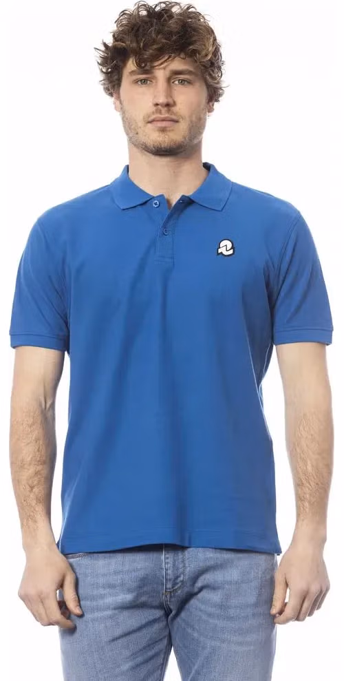 Invicta Blue Cotton Men Polo Shirt