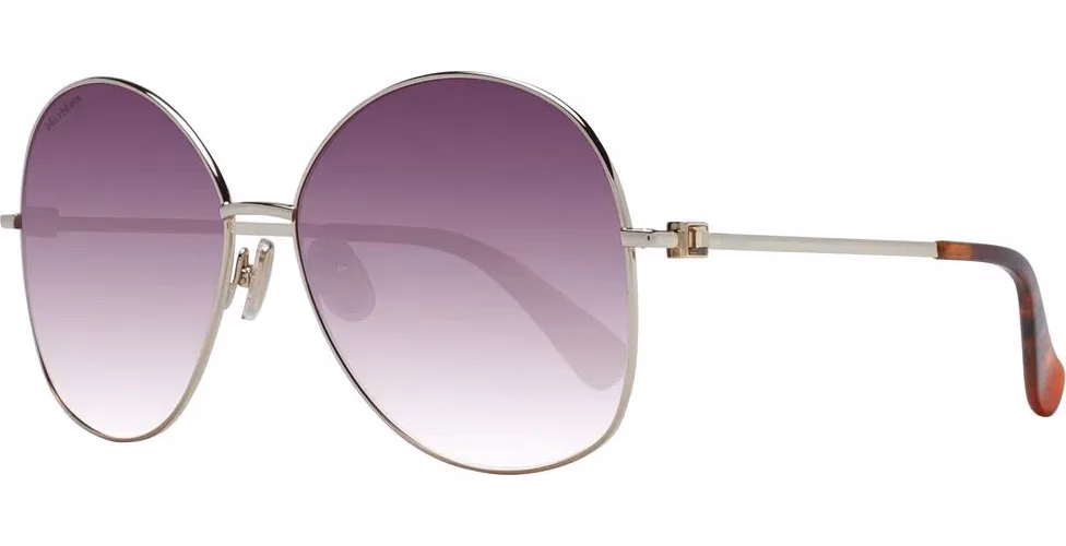 Max Mara Gold Metal Sunglasses