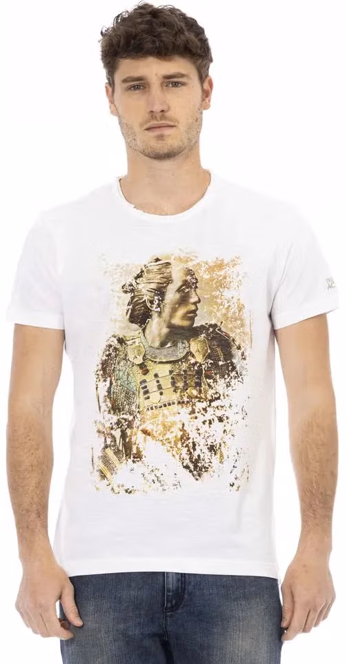 Trussardi Action White Cotton Men's T-Shirt