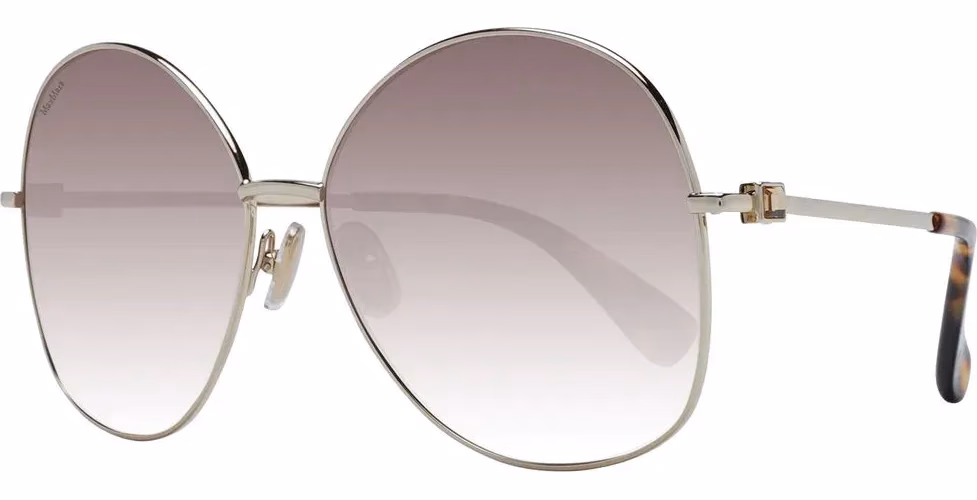 Max Mara Gold Metal Sunglasses