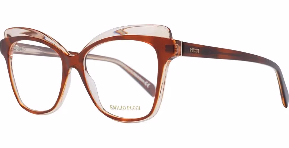 Emilio Pucci Brown Plastic Glasses (Frames)