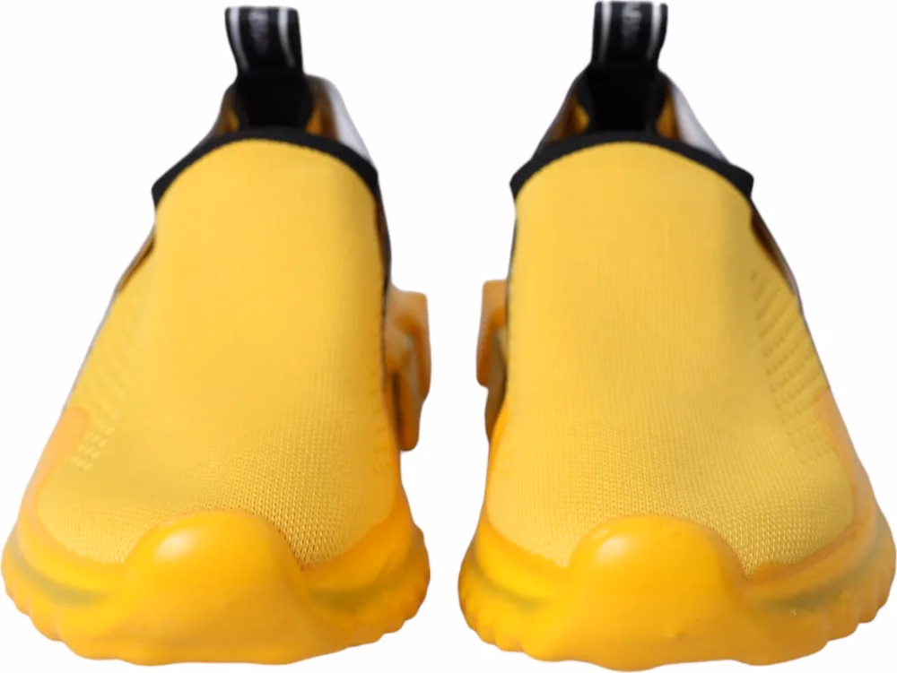 Dolce & Gabbana Yellow Sorrento Slip On Sneakers Women Shoes