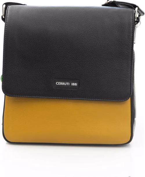Cerruti 1881 Yellow Leather Women Crossbody