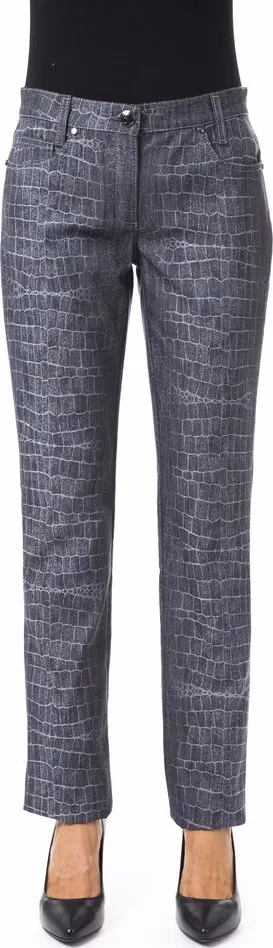 BYBLOS Black Viscose Women Pants