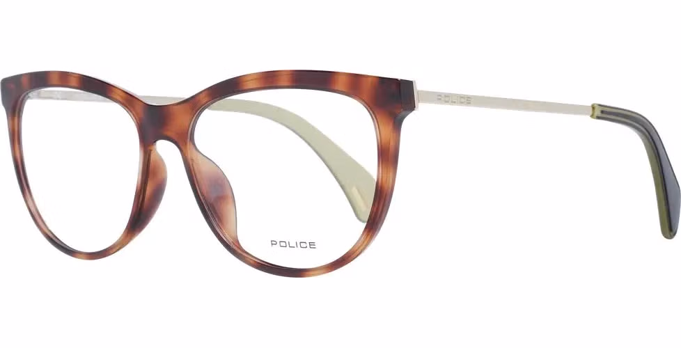 Police Brown Metal & Plastic Glasses (Frames)