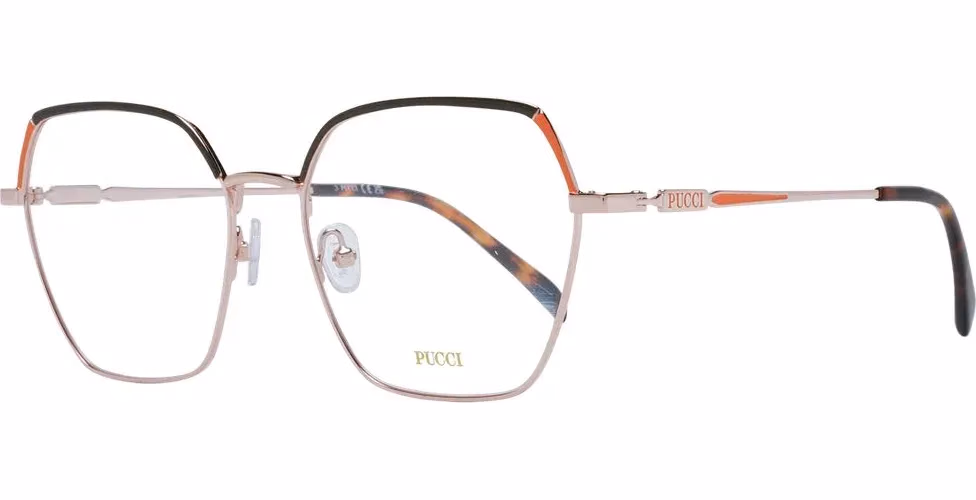 Emilio Pucci Rose Gold Metal Glasses (Frames)
