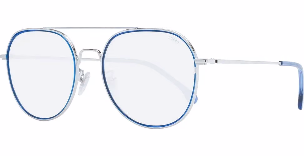 Lozza Silver Metal Sunglasses