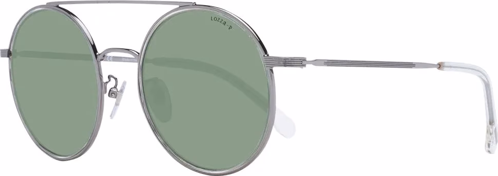 Lozza Gray Metal Sunglasses