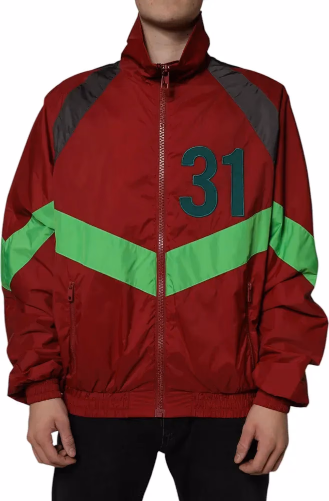 Dolce & Gabbana Multicolor Nylon Full Zip Windbreaker Jacket