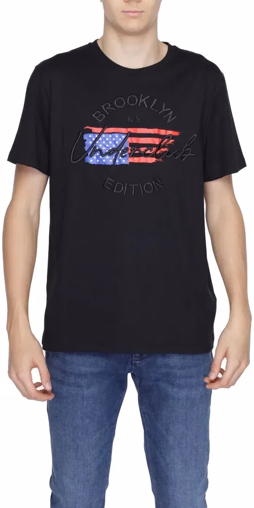 Underclub Black Cotton T-Shirt