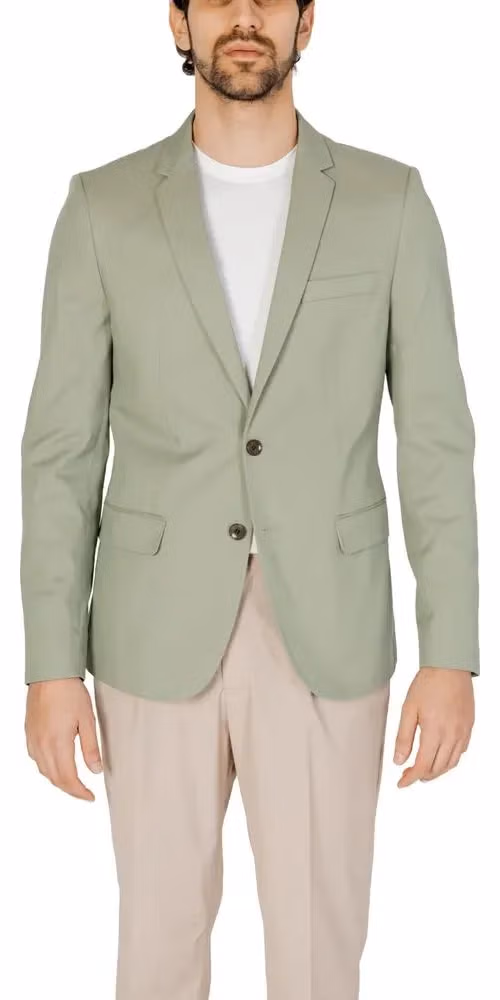 Antony Morato Green Cotton Blazer
