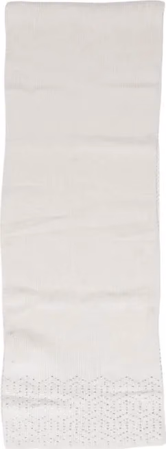 Pieces Beige Polyester Scarf