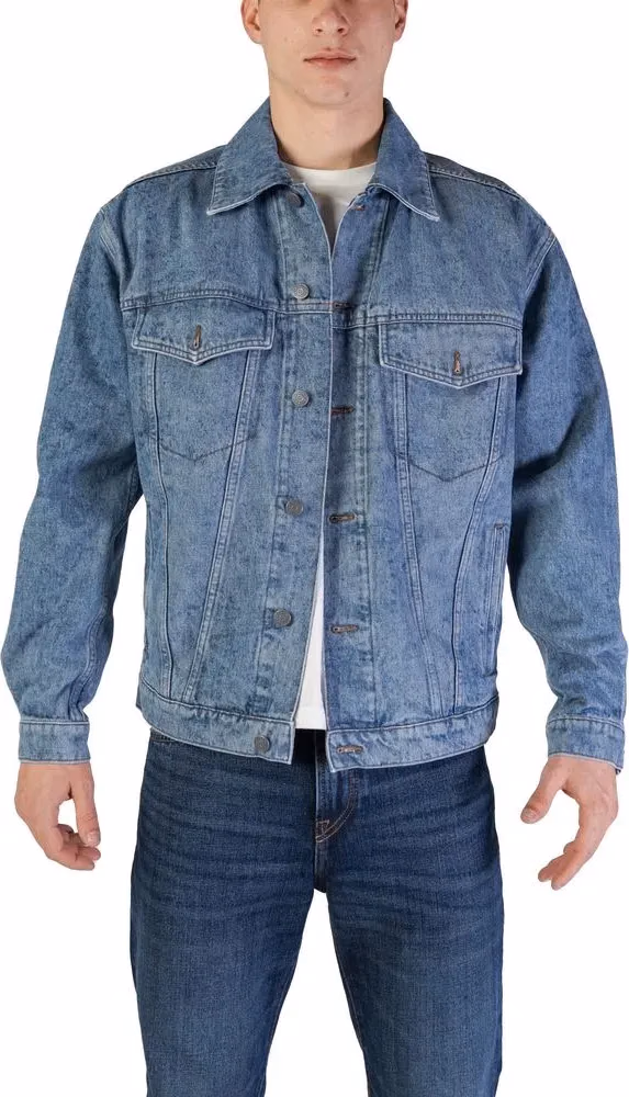 Hugo Boss Light Blue Cotton Denim Jacket
