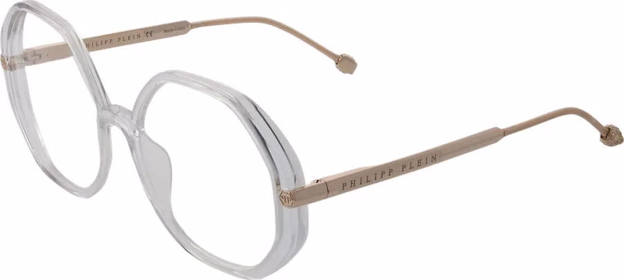 Philipp Plein Transparent Cellulose Acetate Glasses (Frames)