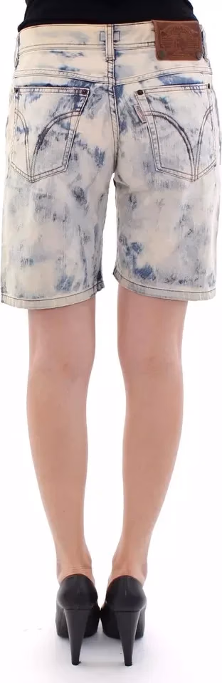 Dolce & Gabbana Blue D&G Cotton Washed Jeans Denim Shorts