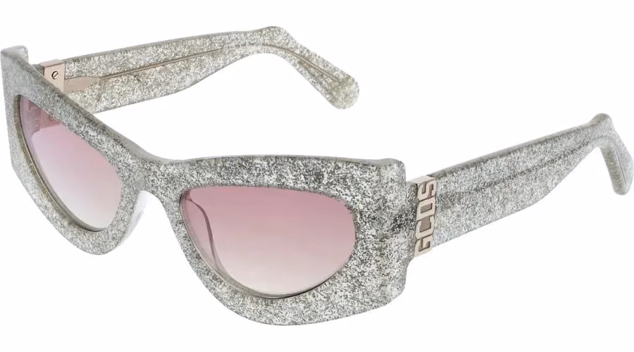 GCDS Silver Acetate Sunglasses