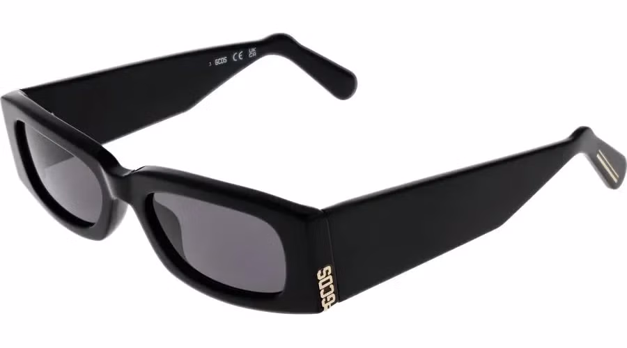 GCDS Black Acetate Sunglasses
