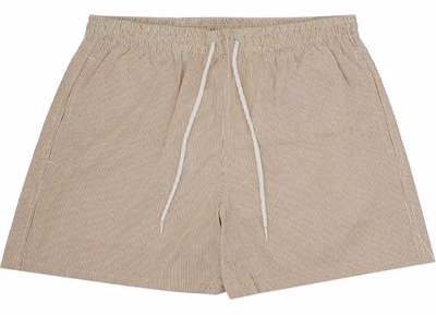 Beige Polyester Shorts