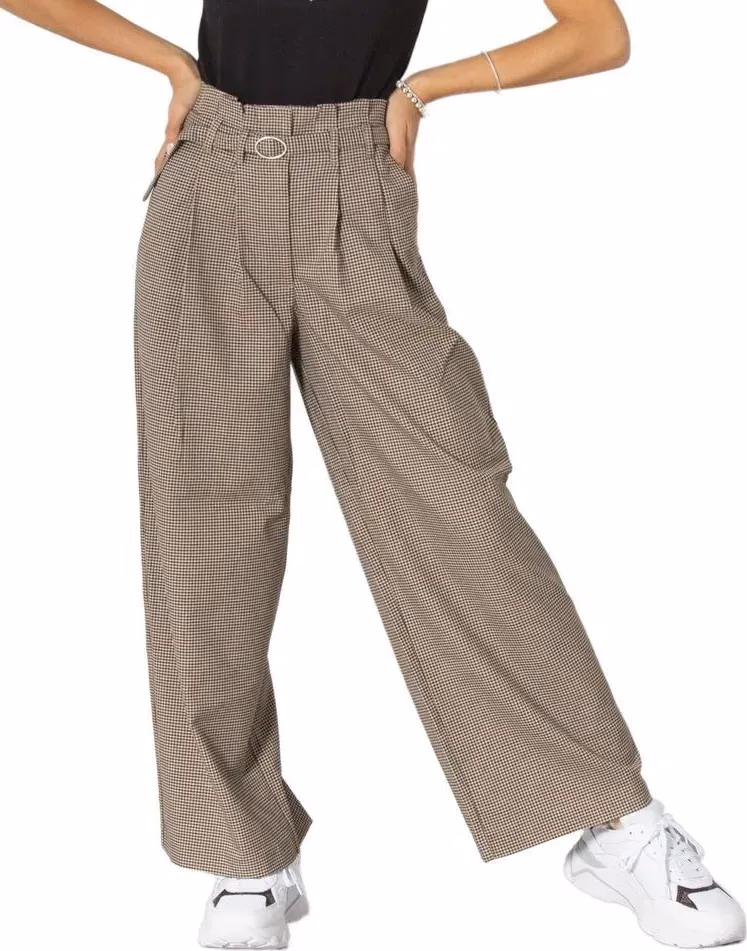 Only Beige Elastane Casual Pants