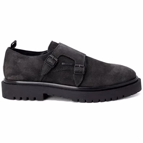 Antony Morato Black Leather Flat Boots
