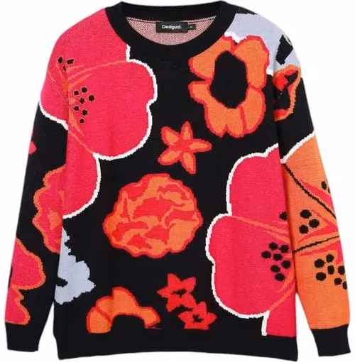 Desigual Black Polyamide Sweatshirt