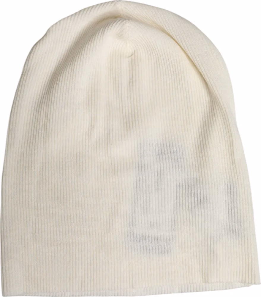 Dolce & Gabbana Beige Wool Blend Knitted Beanie Cap