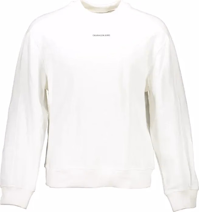 Calvin Klein Bianco Cotton Mens Sweatshirt