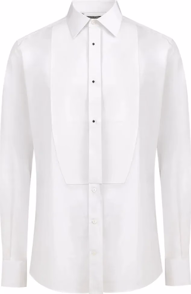 Dolce & Gabbana White Cotton Dress Shirt