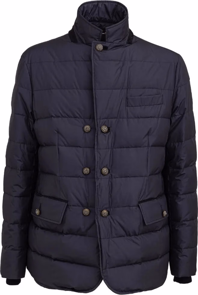 Dolce & Gabbana Blue Polyester Coat