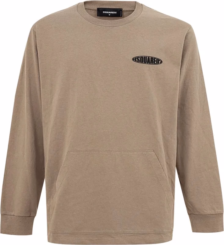 Dsquared² Beige Cotton T-Shirt