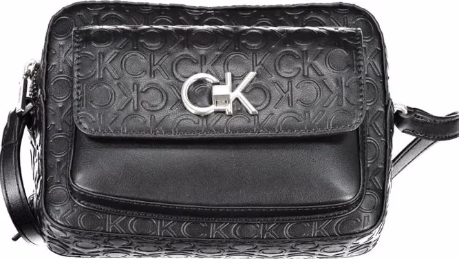 Calvin Klein Black Polyester Women's Shoulder Bag