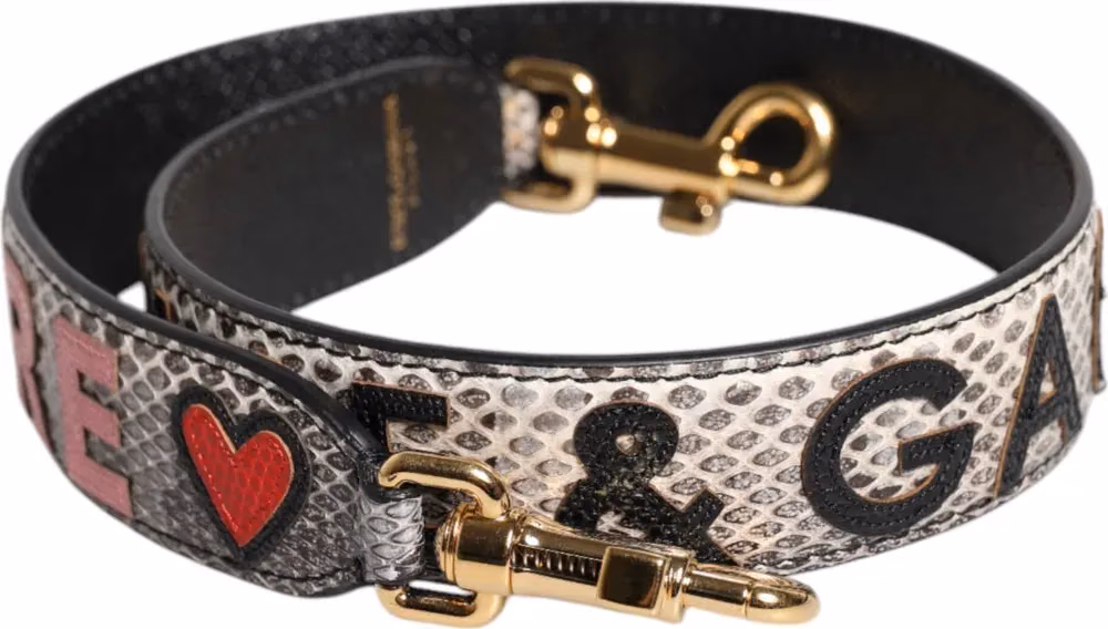 Dolce & Gabbana Multicolor DG AMORE Patch Bag Shoulder Strap