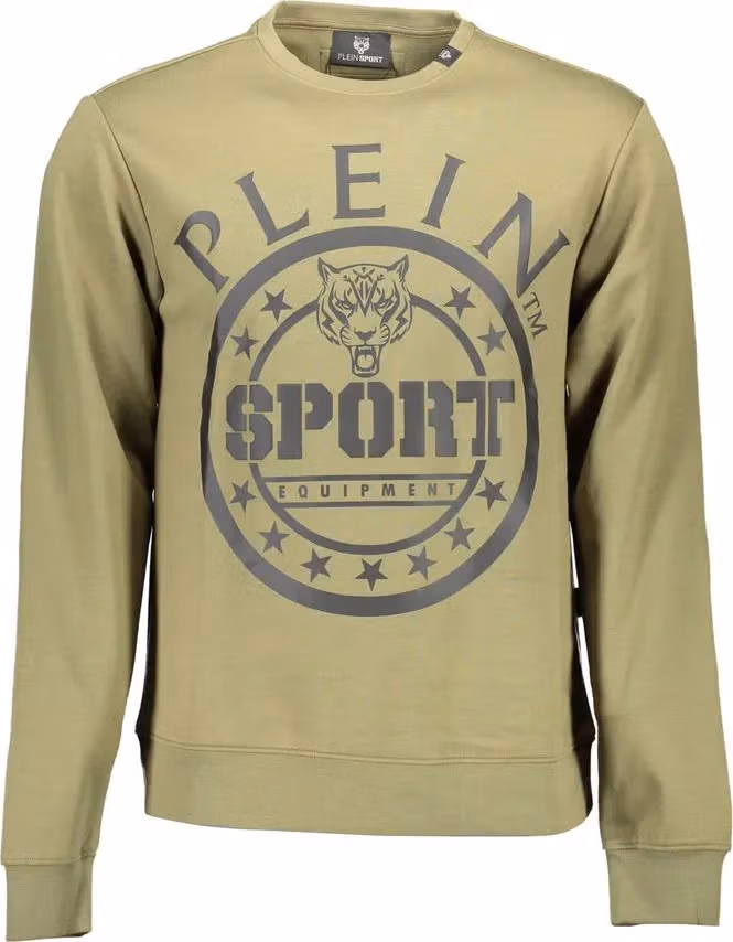 Plein Sport Verde Cotton Men Sweatshirt