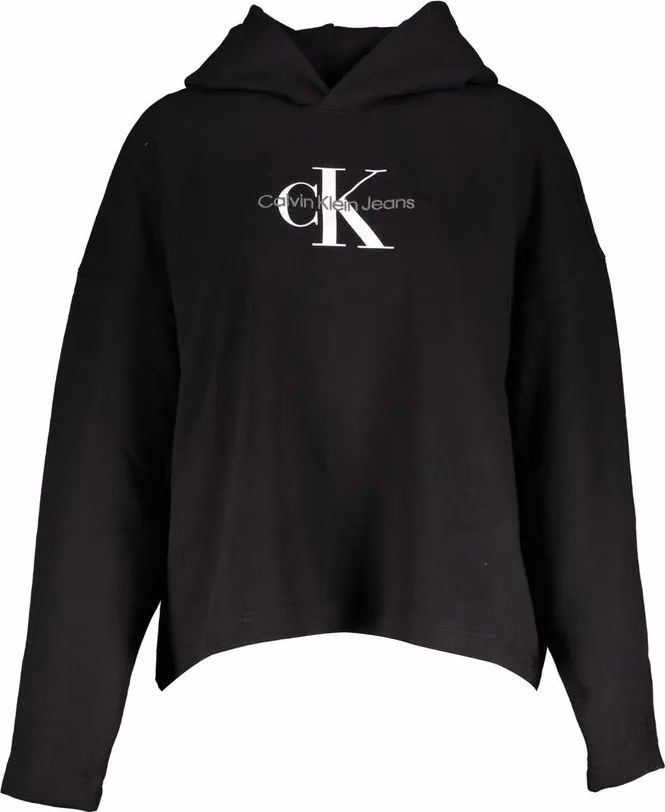 Calvin Klein Black Cotton Women's Hoodie