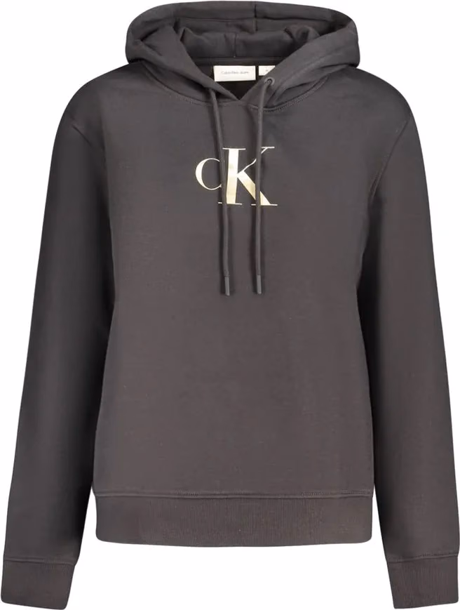 Calvin Klein Nero Cotton Women Sweatshirt