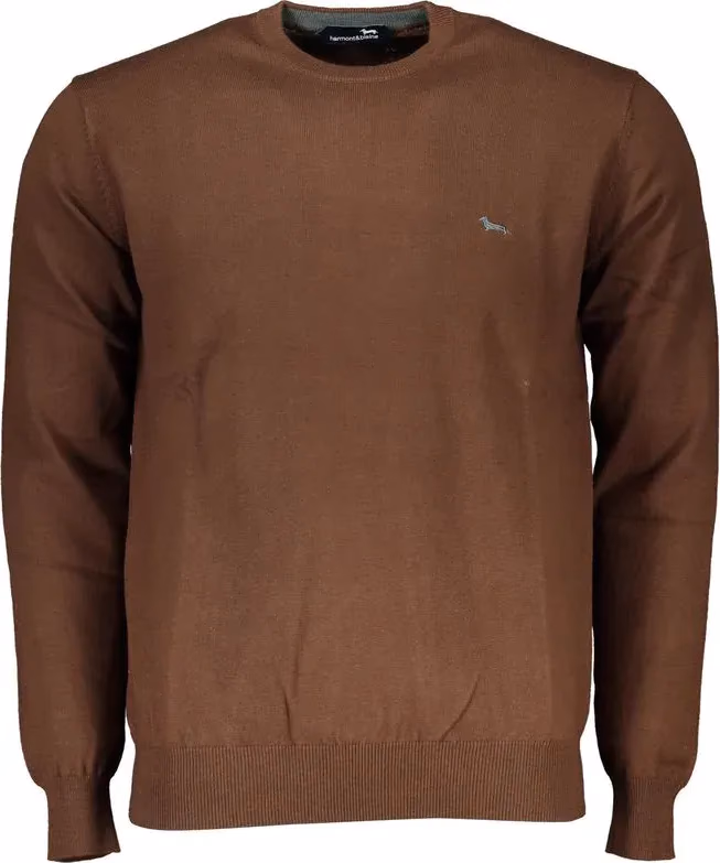Harmont & Blaine Marrone Cotton Mens Sweater