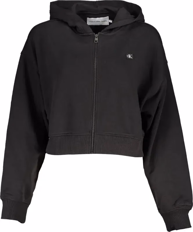 Calvin Klein Black Cotton Women's Sweatshirt