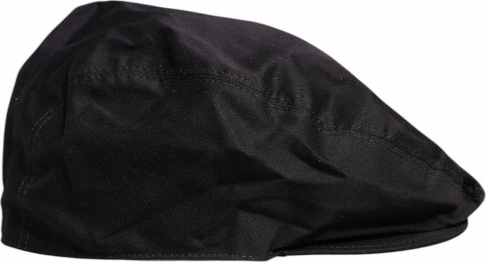 Dolce & Gabbana Black Cotton Newsboy Capello Cabbie Hat