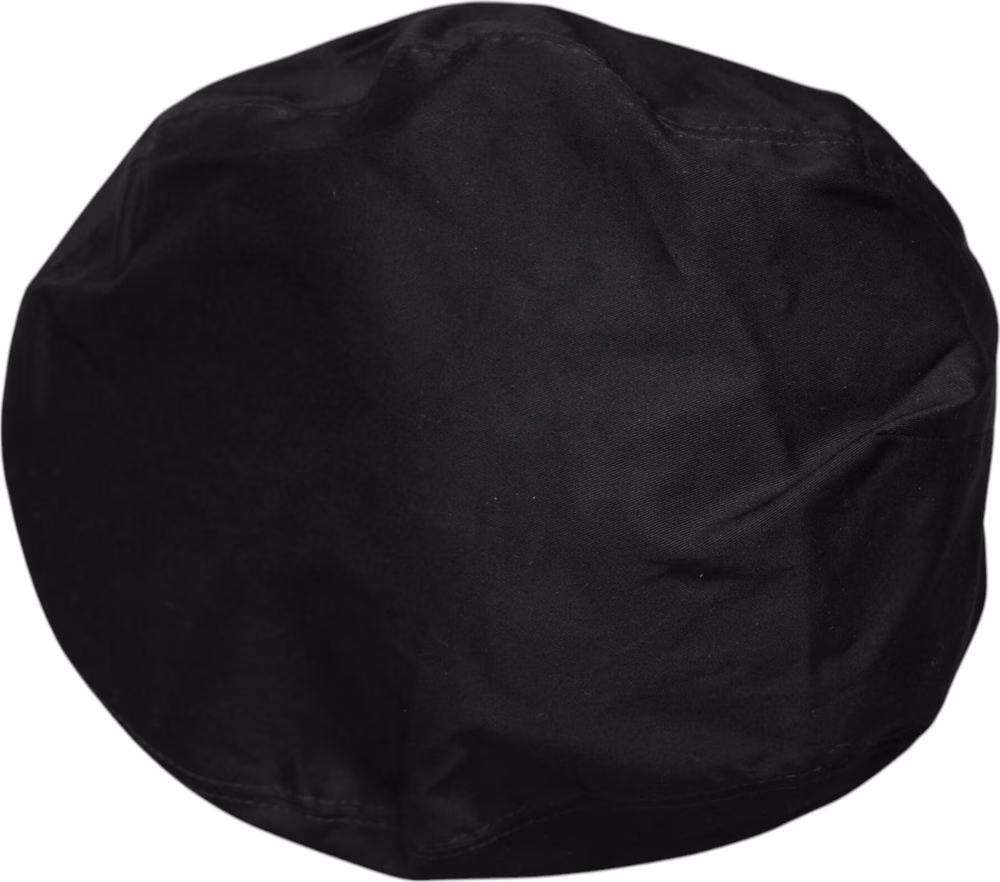 Dolce & Gabbana Black Cotton Newsboy Capello Cabbie Hat