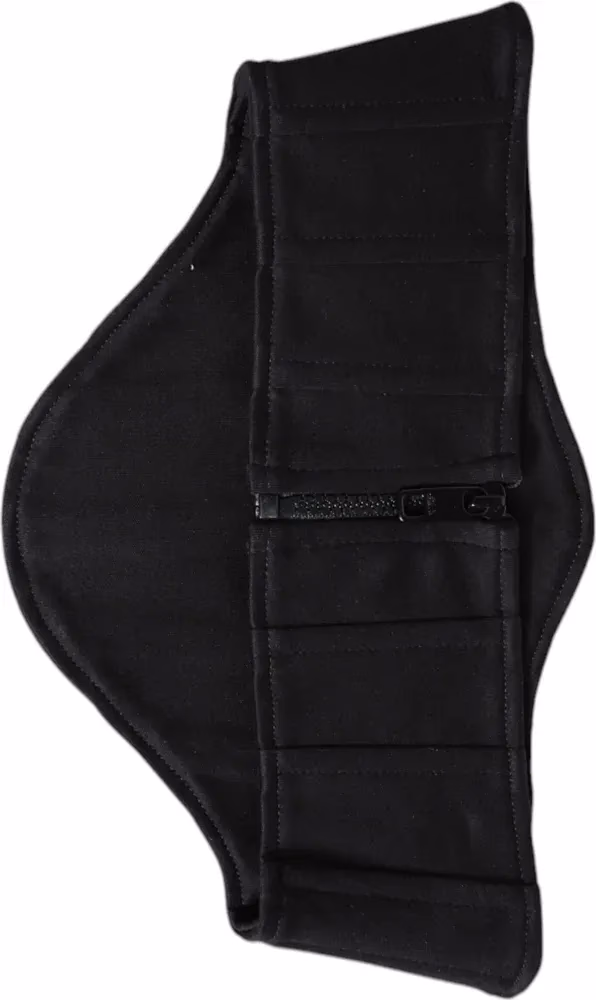 Dolce & Gabbana Black Cotton Waist Tuxedo Belt Cummerbund