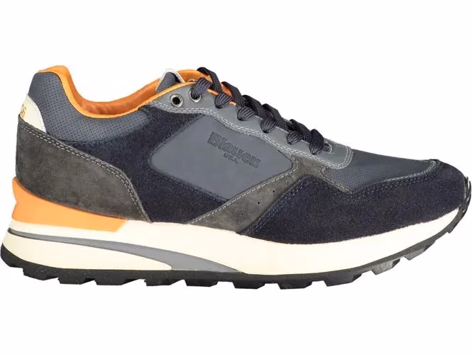 Blauer Blue Polyurethane Men Sneaker