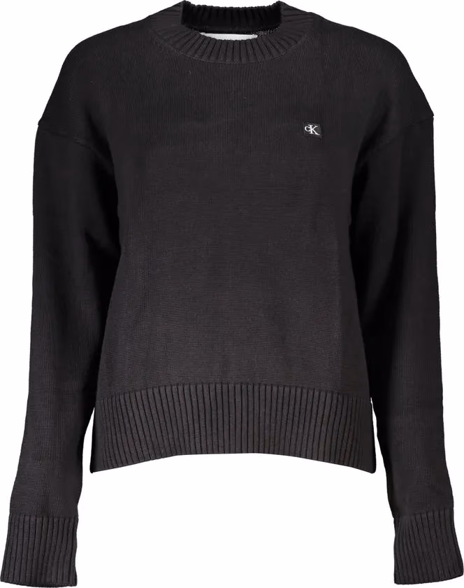 Calvin Klein Black Cotton Women's Sweater