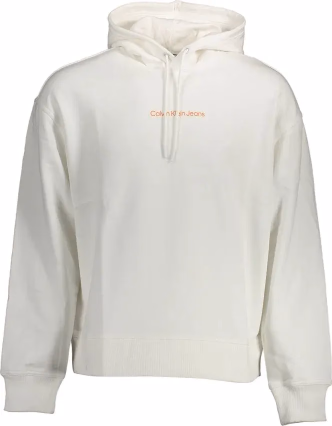 Calvin Klein Bianco Cotton Men's Sweatshirt