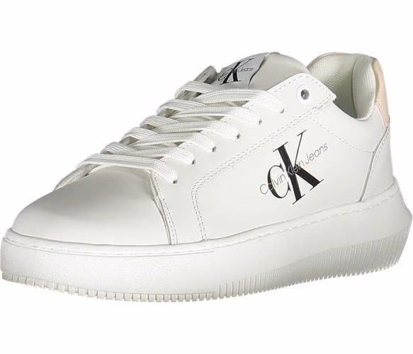Calvin Klein White Leather Women Sneaker