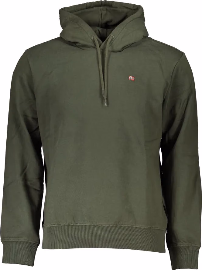 Napapijri Verde Cotton Male Sweatshirt