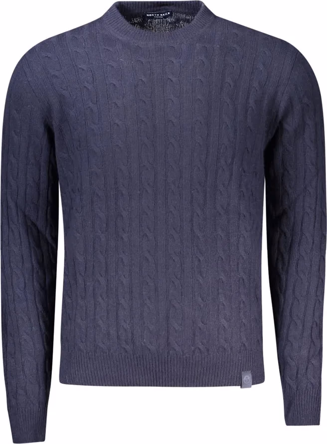 North Sails Black Wool Men Sweater